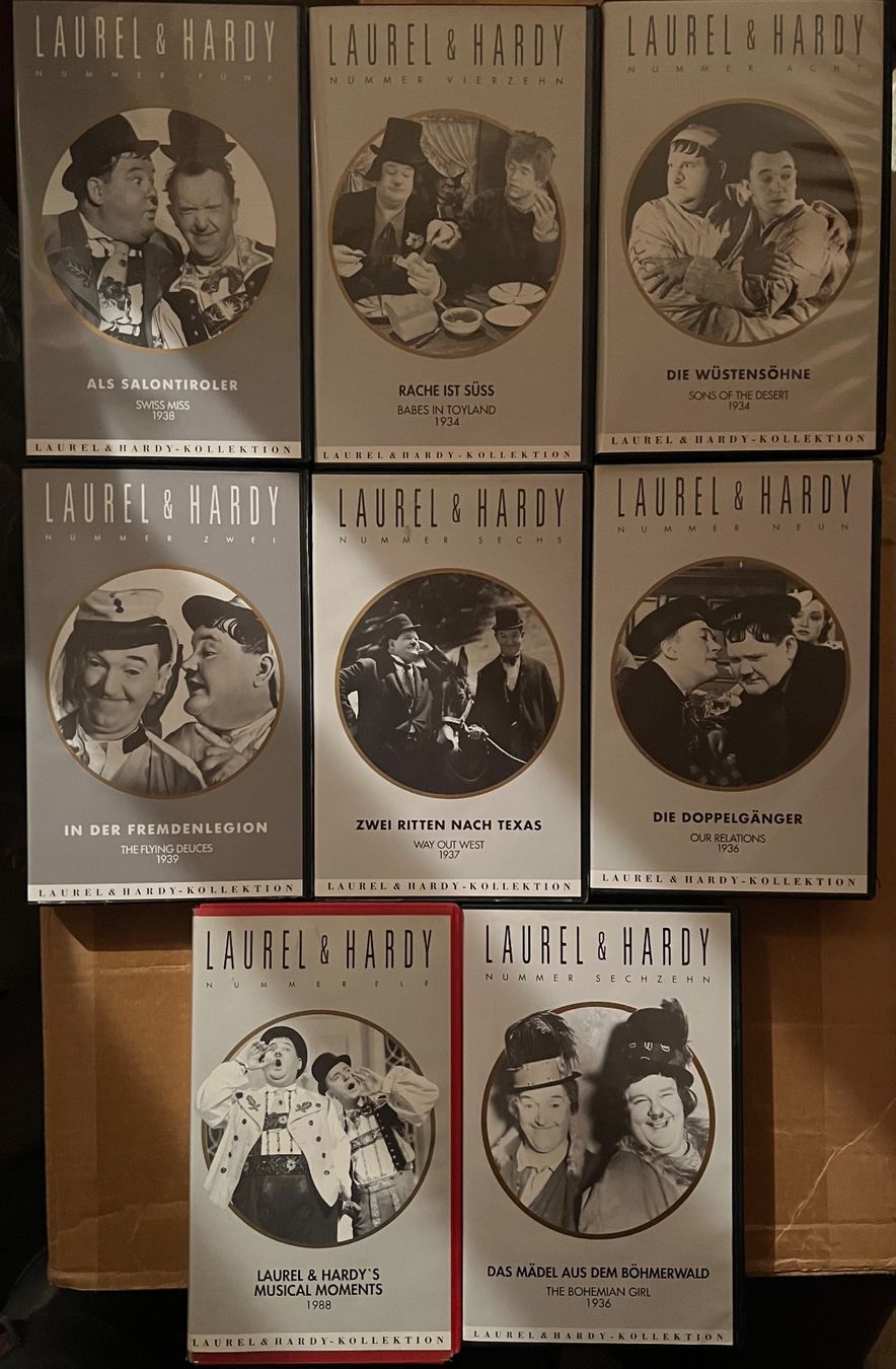 Tutti i VHS: Laurel & Hardy, Video – Usato da Adliswil venduto da Myxin 4