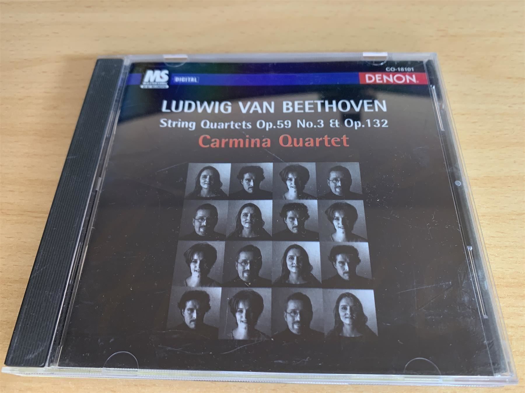 CD: Beethoven - Carmina Quartet  - Signiert – Usato da Rikon im Tösstal venduto da Alpenmutz