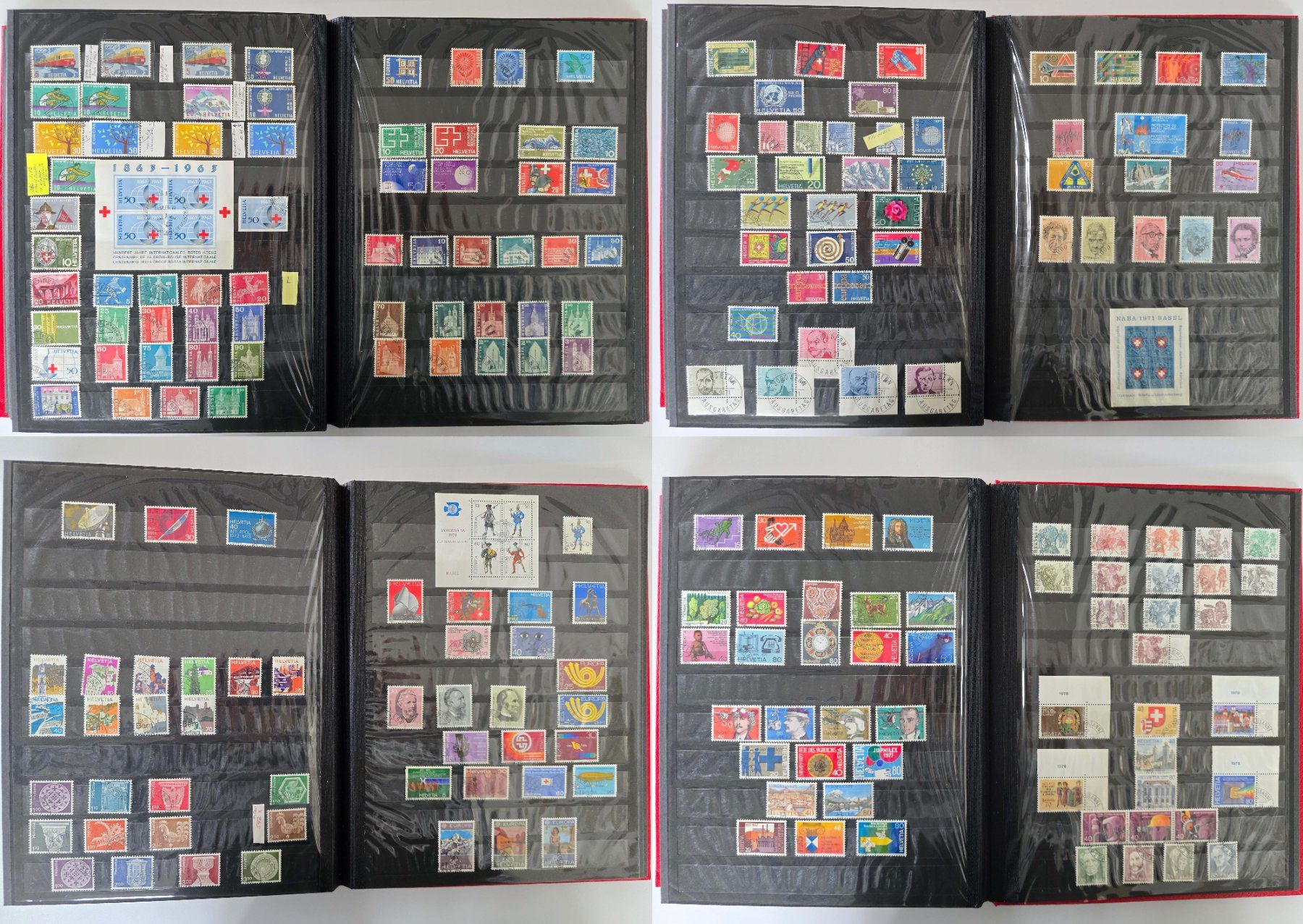Alle Briefmarken: Briefmarken-Sammlung Schweiz 1850-1978 – Gebraucht aus Heerbrugg von Swissphila 7