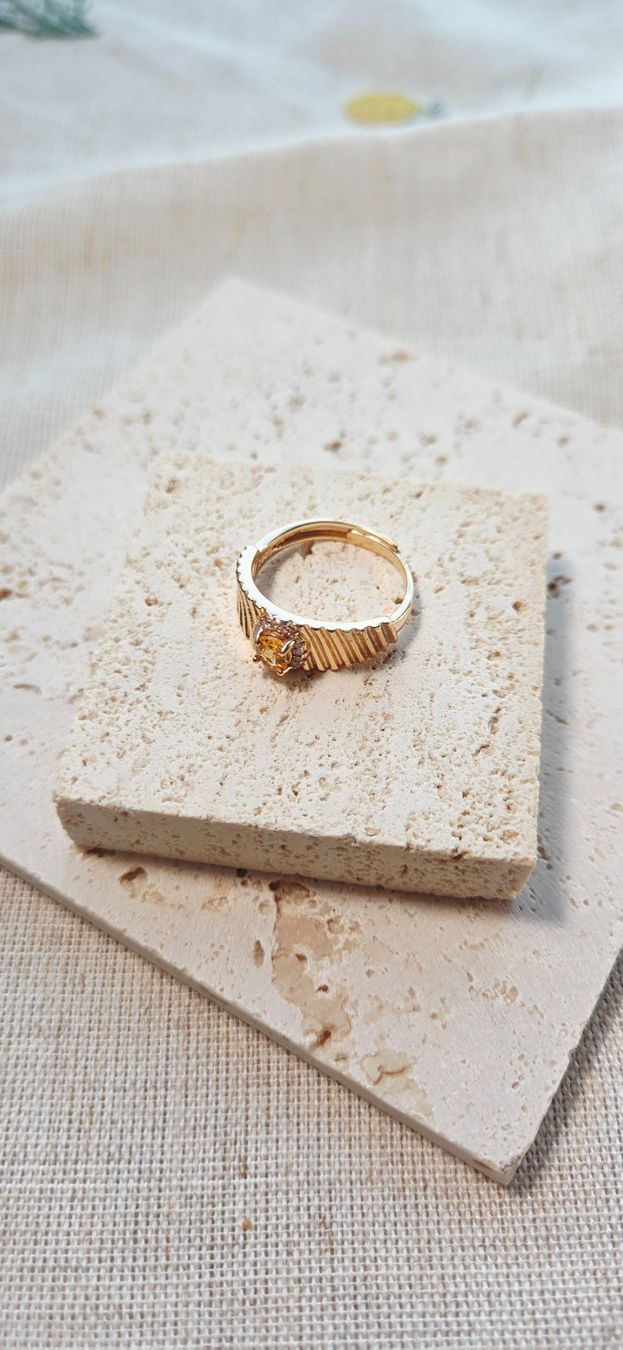Anelli: NEW - S925 Citrine Ring (Adjustable) – Nuovo (secondo la descrizione) da Zürich venduto da cin_wcf6 3
