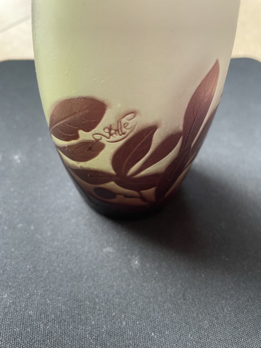 Emile Gallé Vasi & Recipienti: Vase gallé signé – Usato da Sins venduto da Patrickwe 1