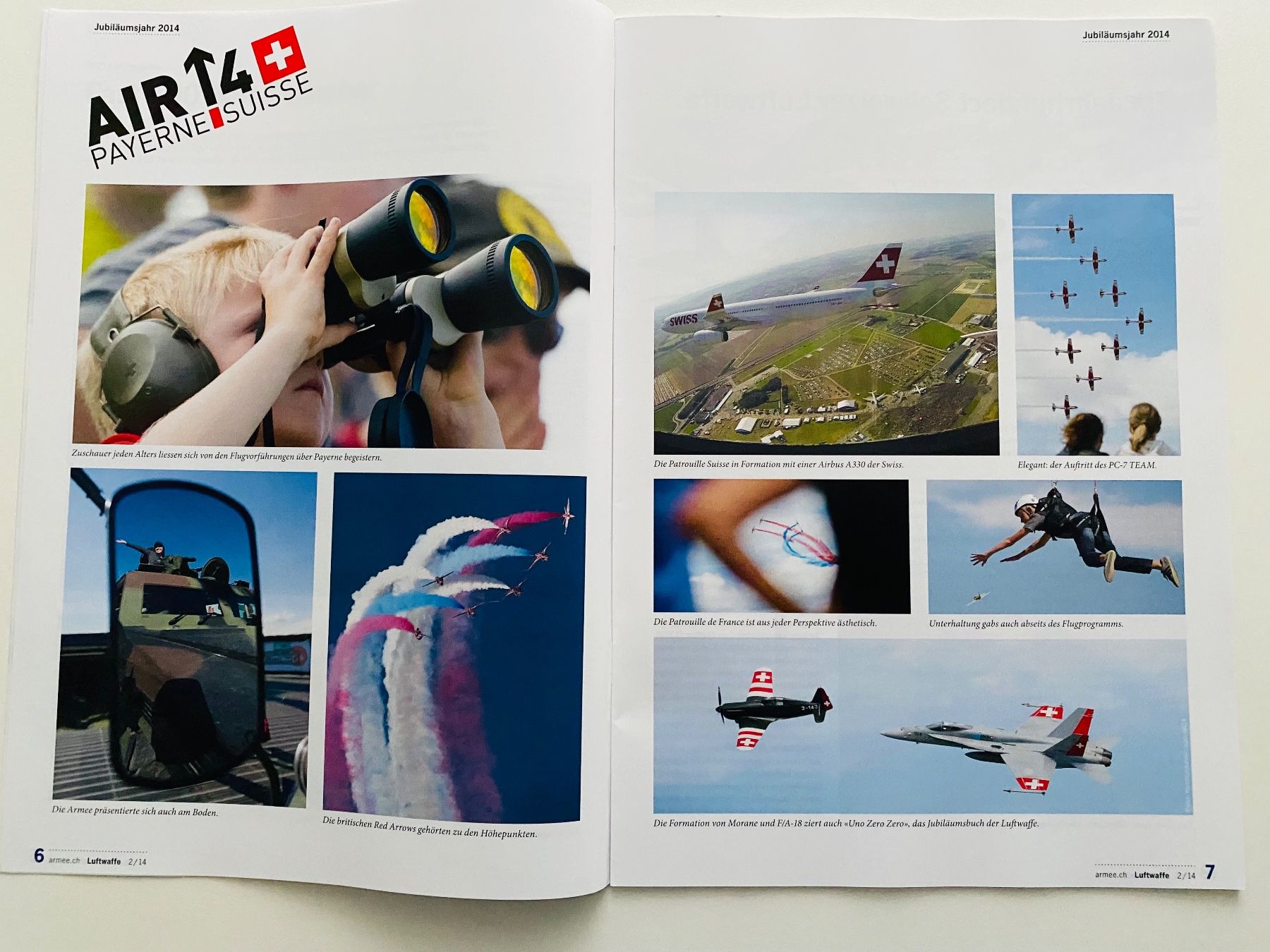 Schweizer Armee Dokumente: Schweizer Luftwaffe Swiss Air Force Heft 40 Sei 2014 – Gebraucht aus Müswangen von buyin 3