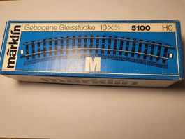 Märklin 5100 10x gebogenes M-Gleis H0 OVP #337