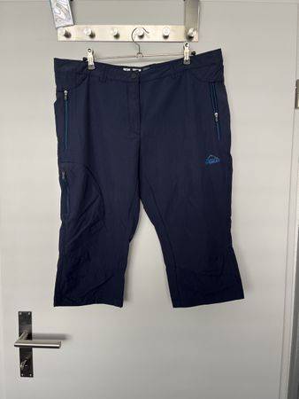McKinley Damen Bermuda Hose Grösse 42 dunkelblau guter Zusta