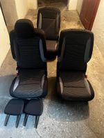 Autositze Einzelsitze Set 3 Stück gebraucht schwarz grau