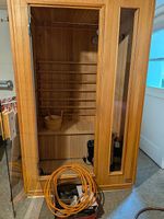 Finnische Sauna für 1-2 Personen mit Elektroofen