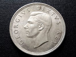 5 Shillings SÜD-AFRIKA 1952