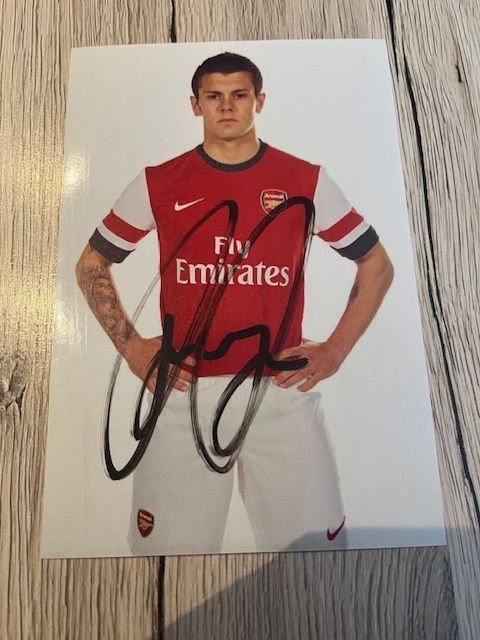 Autografi: Jack Wilshere Original Autogramm auf Foto Arsenal/England – Usato da Naters venduto da sch_9fvg