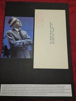 Frank Sinatra Brief, handsigniert m. Couvert California 1977