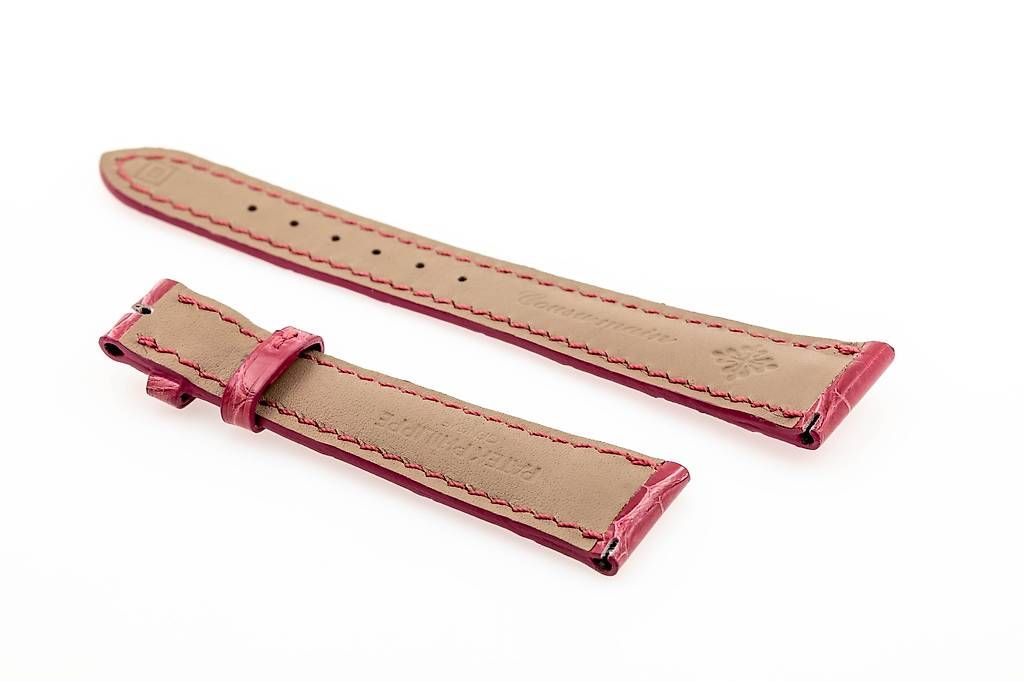 Bracciali & Braccialetti: Patek Philippe pink leather strap 19mm NEW – Nuovo (secondo la descrizione) da Epalinges venduto da bracelet123 1