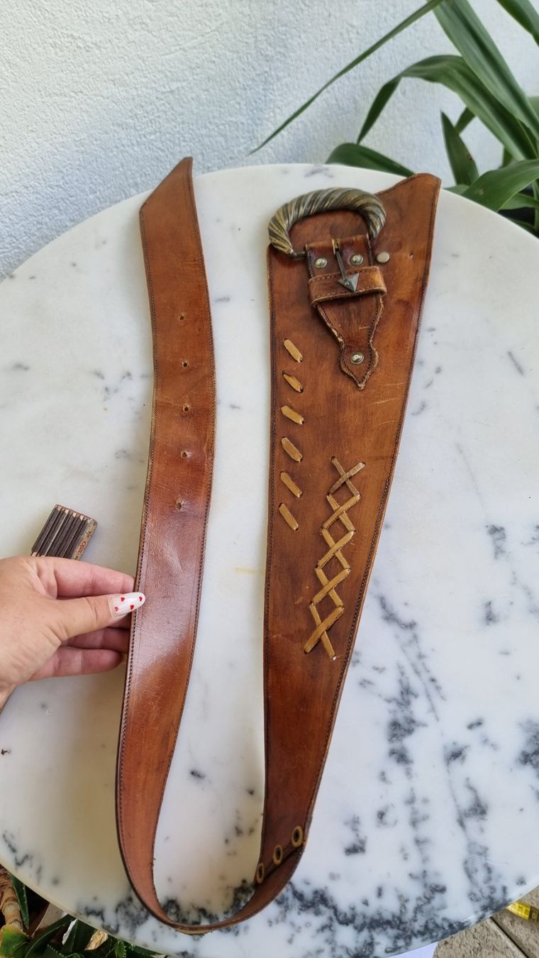 Cinture: Vintage Ledergürtel Boho Western Nieten – Usato da Wald ZH venduto da Martin79 5