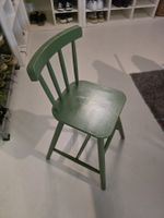 Kinderstuhl gruen lackiert gut erhalten IKEA