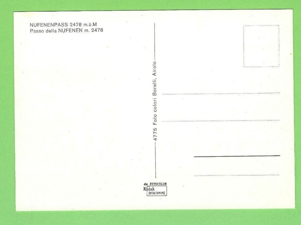 Cartoline postali: Nufenenpass – Nuovo (secondo la descrizione) da Zürich venduto da t24_de 1