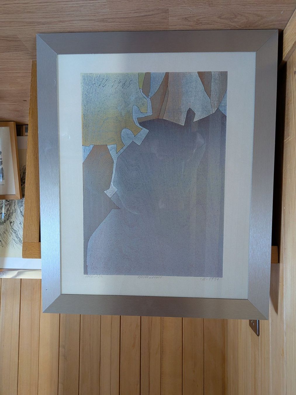 Xilografie: Franz Eggenschwiler, Hochebene, 1994 – Usato da Oensingen venduto da sasi99