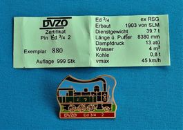Pin Limitiertes Exemplar