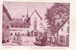 Zürich   ZH   -     ehemaliges Spitalquartier      ca. 1900