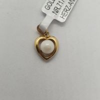 Echt 18K Gold - Herz Anhänger