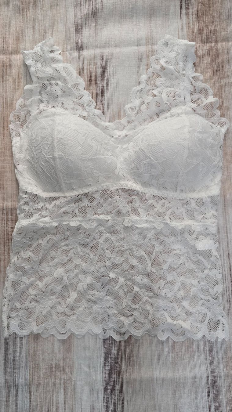 Top: 💖 Spitzen-Top - M - Angel Core / Soft Aesthetic – Nuovo (secondo la descrizione) da Thalwil venduto da VitaMini