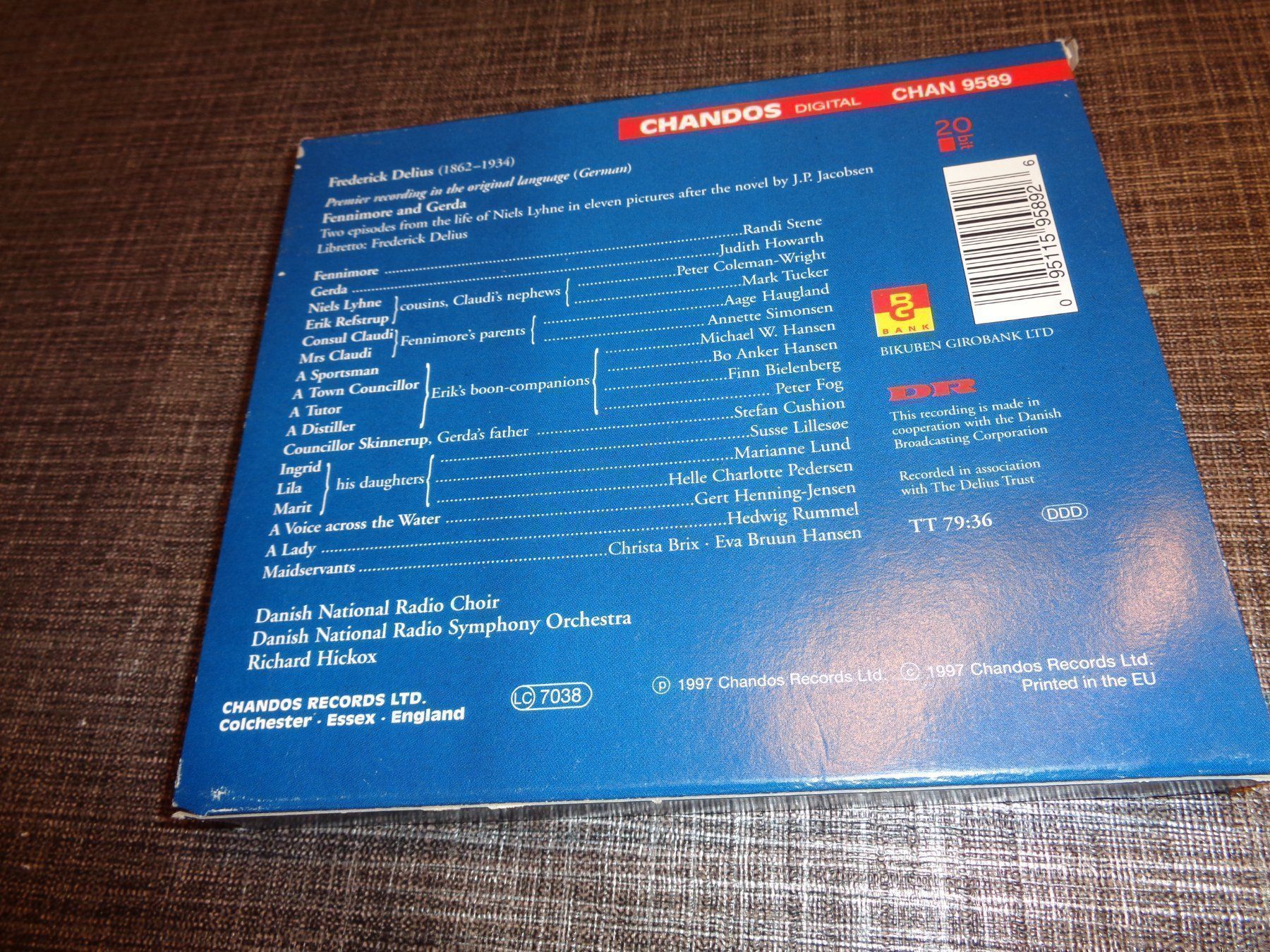 CD: Delius Fennimore and Gerda CD – Usato da Olten venduto da Disc-Ausverkauf 1