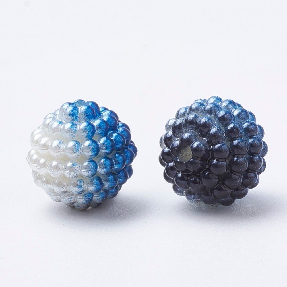 Perle (finte): Acrylperlen Beere Blau 10mm / 10St. – Nuovo (secondo la descrizione) da Rüegsau venduto da Tausendfreund 1