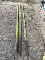 3 Gartenpfähle a 2m und 6cm Durchmesser für Garten Zaun