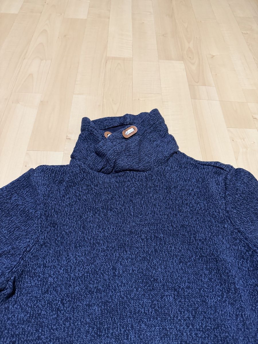 Pullover & Sweatshirts: Herren Strickpullover blau mit Stehkragen – Gebraucht aus Rüfenacht BE von nic_svr8 1