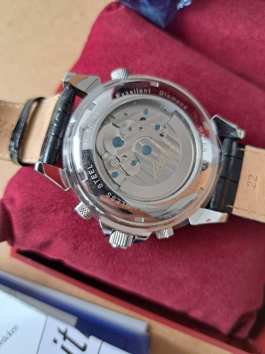 Orologi: Zeitlos Herrenuhr – Nuovo e nell'imballaggio originale da Diepflingen venduto da Hanshans... 4