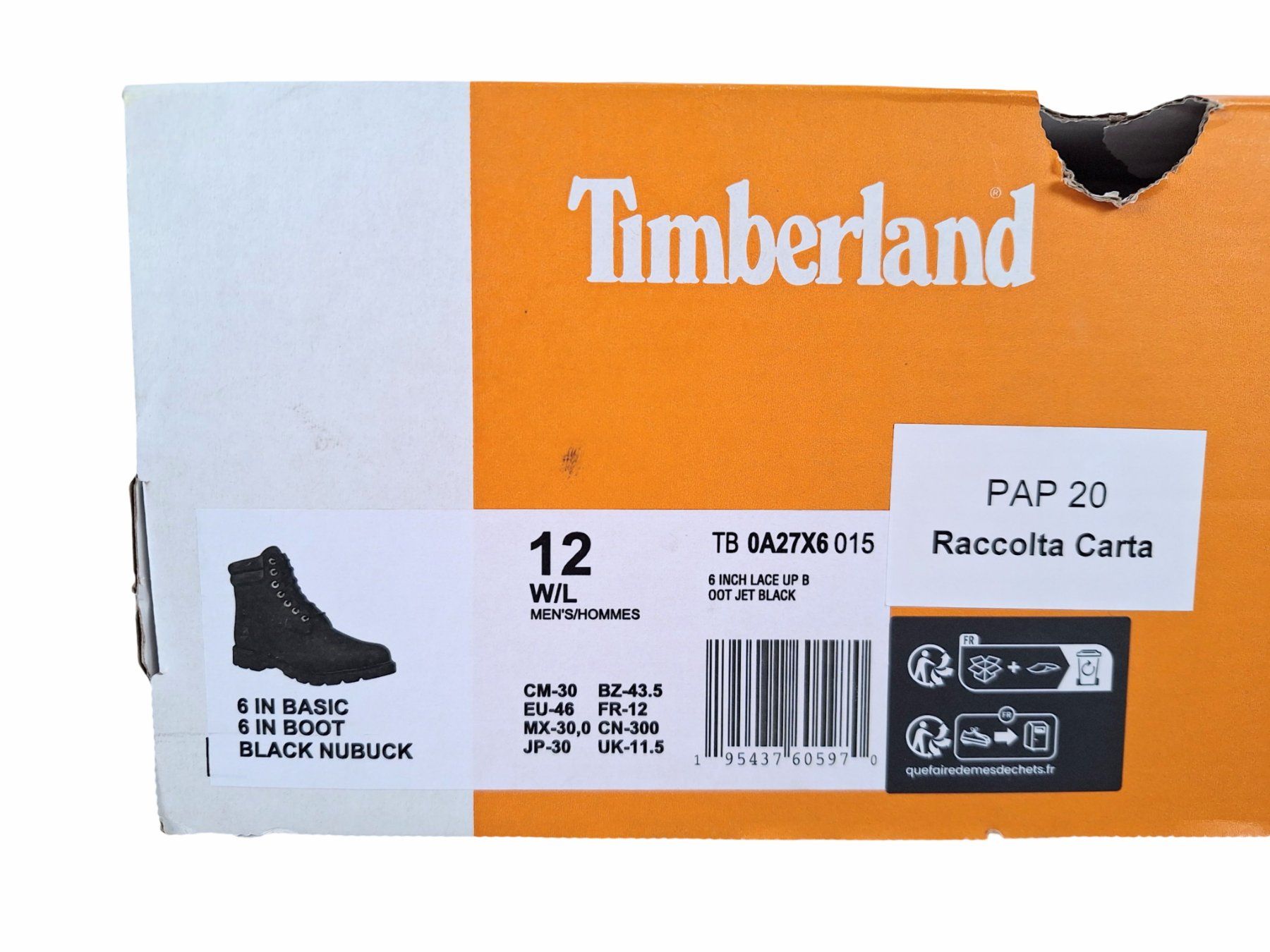 Timberland Scarpe da uomo: TIMBERLAND 6 In Basic Herren Stiefel schwarz Gr.46 – Nuovo (secondo la descrizione) da Breitenbach venduto da Restwert_Breitenbach 9