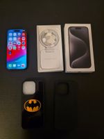 Apple iPhone 15 Pro, Black Titanium, 128GB