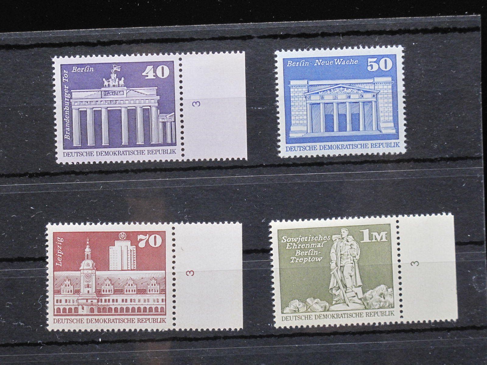 Alle Briefmarken: DDR 1973 Aufbau Grossformat IV ** – Gebraucht aus Wil SG von fva01