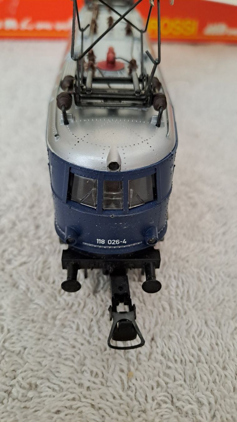Rivarossi Modelleisenbahnen: Rivarossi DB E Lok BR 118 H0 GL/9 – Gebraucht aus Winterthur von Riebeli333 4