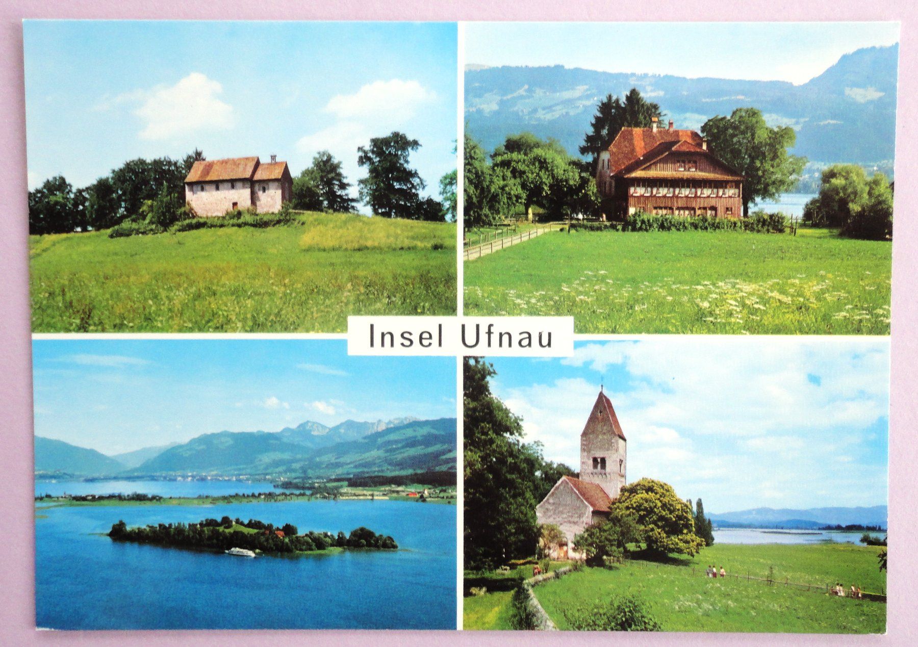 Ansichtskarten: Insel Ufnau – Gebraucht aus Fétigny von Billy2miny