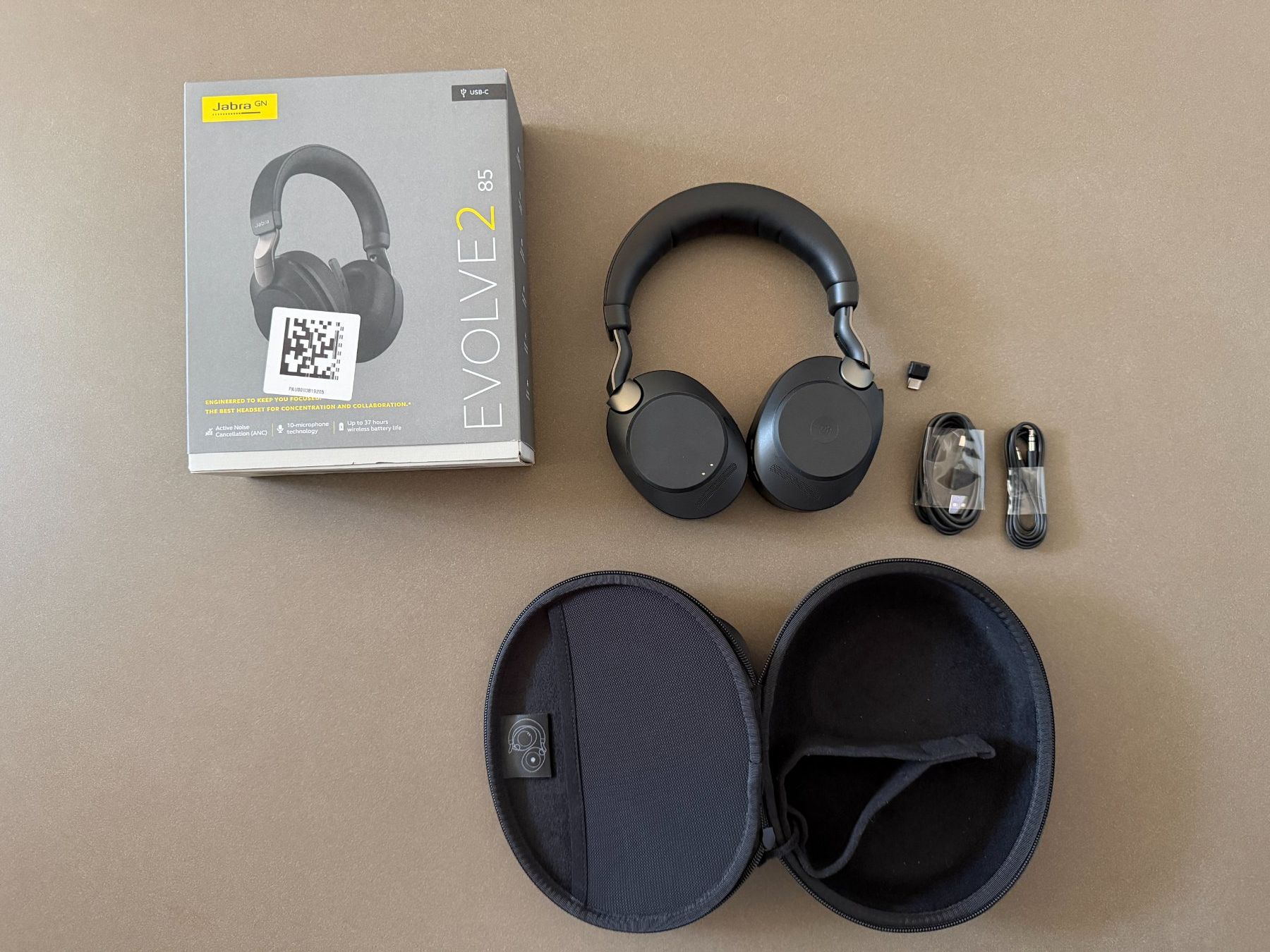 Jabra Cuffie: Kopfhörer Jabra Evolve2 85 MS neuwertig mit Garantie – Usato da Glattfelden venduto da e-sphere
