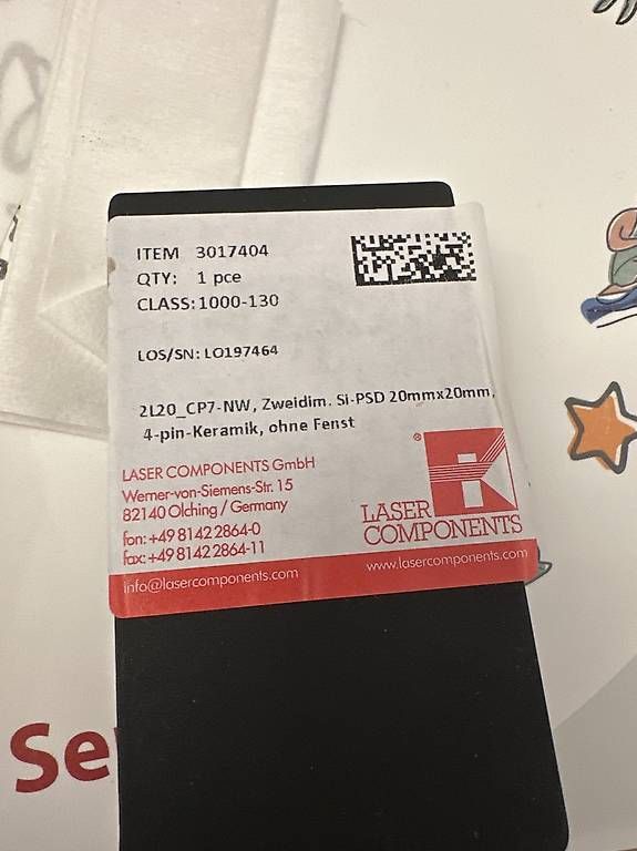 Messen: Laser Components PSD Sensor 20x20mm  Industrie / Labor  – Gebraucht aus Ebikon von Marino78 1