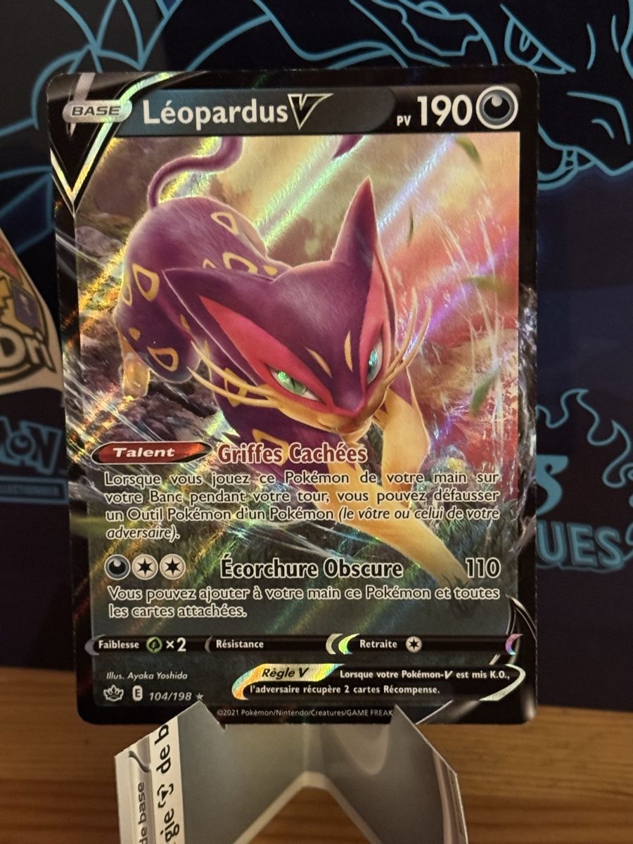 Pokémon Carte collezionabili: Carte Pokémon Léopardus V 104/198 FR – Nuovo (secondo la descrizione) da Lausanne venduto da Dri_Shop
