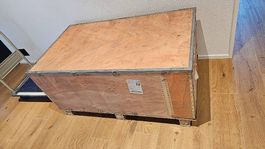Holzkiste als Hochbeet Aufbewahrungskiste etc.