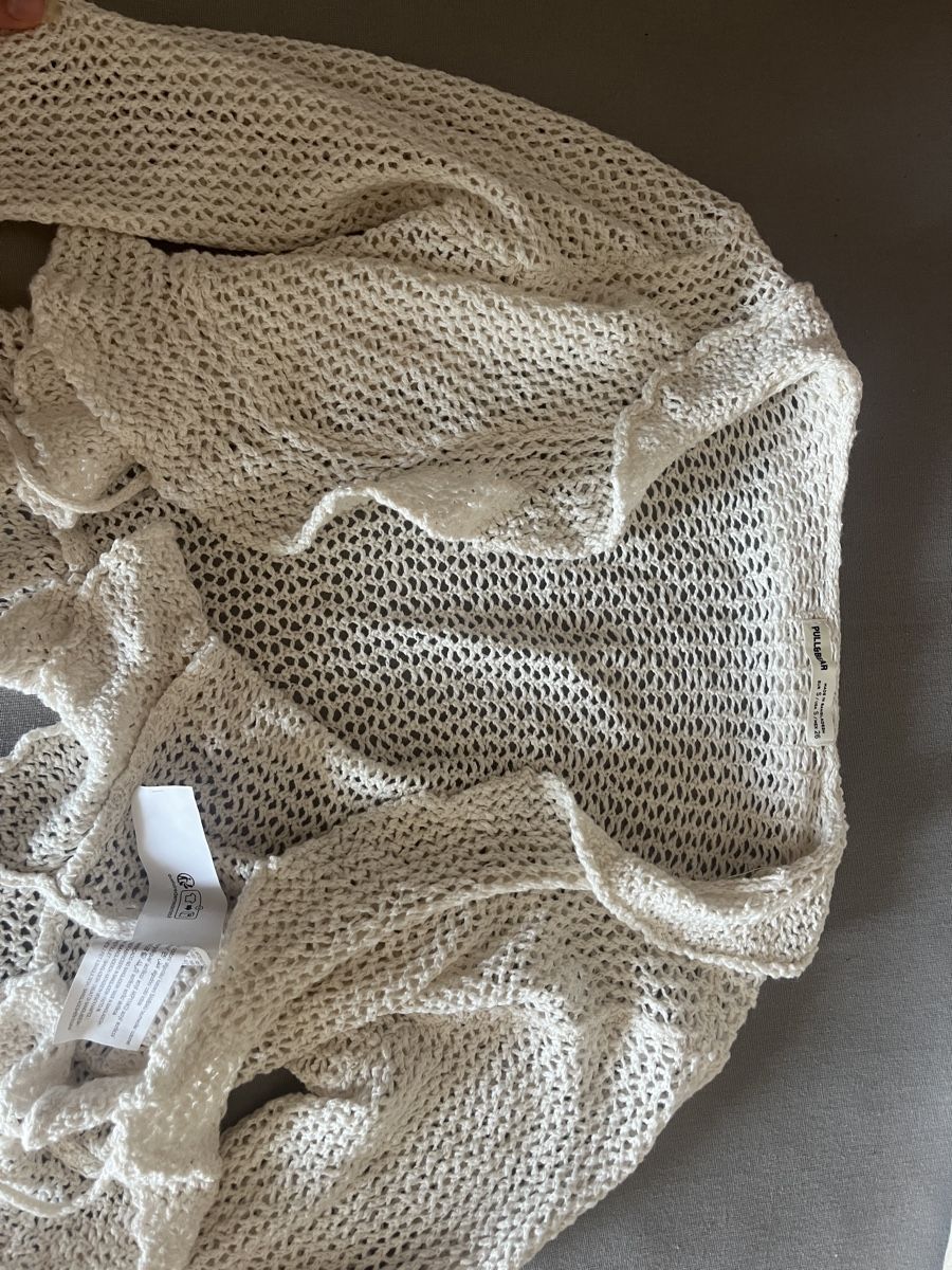 Pull&Bear Jacken: Pull&Bear Sommer Strickjacke, creme, Gr. S, neuwertig – Neu (gemäss Beschreibung) aus Zürich von Zhau.53 3