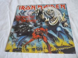 12" Vinyl - Iron Maiden - the number of the beast - 1982