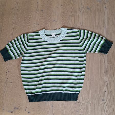 SKFK Bio Baumwoll Sommerpullover gestreift, Grösse M