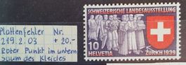 3263B) 219.2.03, das Roter Punkt im Kleid postfrisch