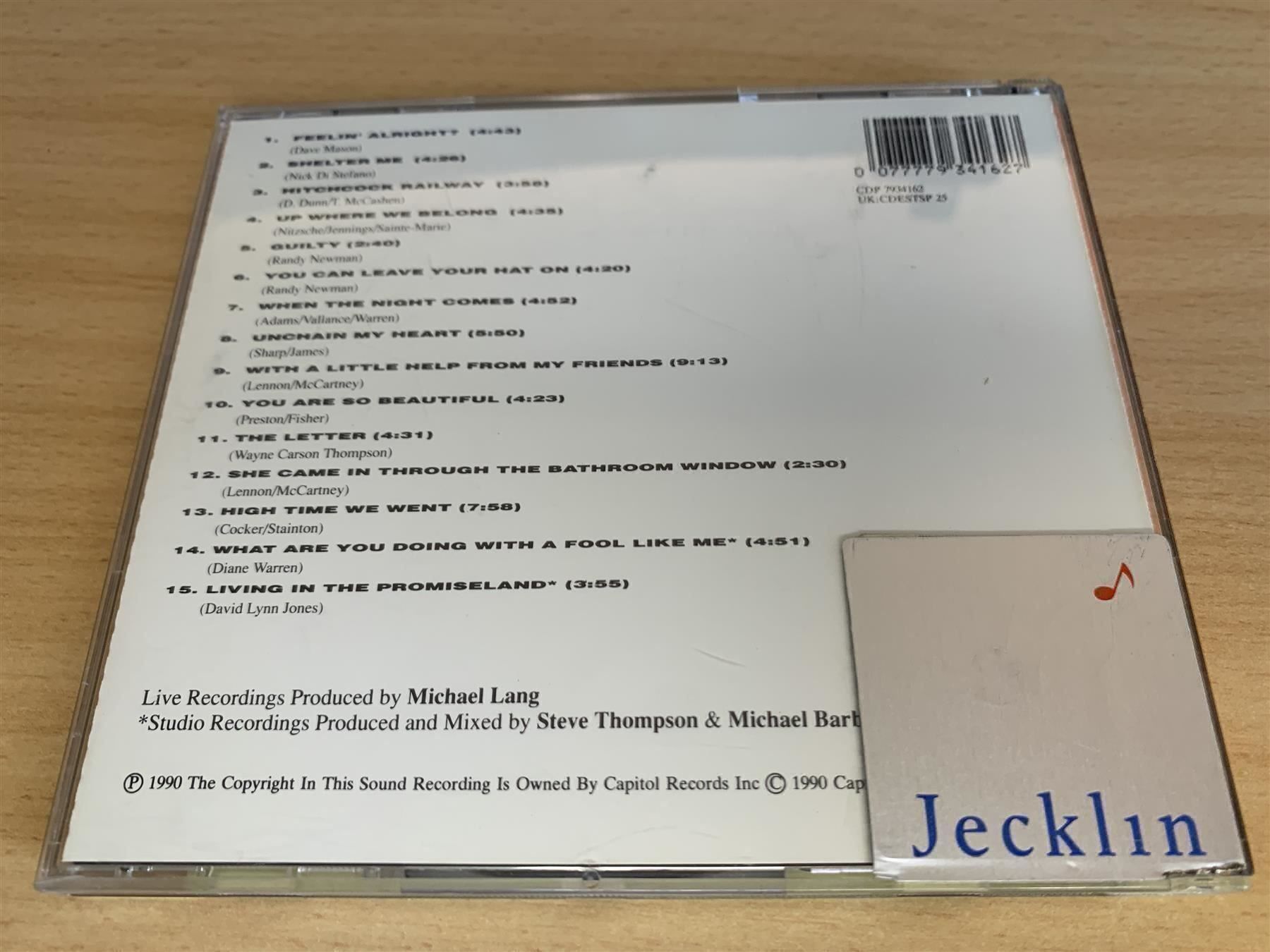 CD: Joe Cocker – Joe Cocker Live – Usato da Rikon im Tösstal venduto da Alpenmutz 1