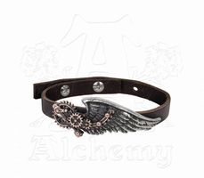 Alchemy: Armband "The Black Baron Tech. Wingstrap" Steampunk