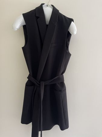 Blazer schwarz ärmellos