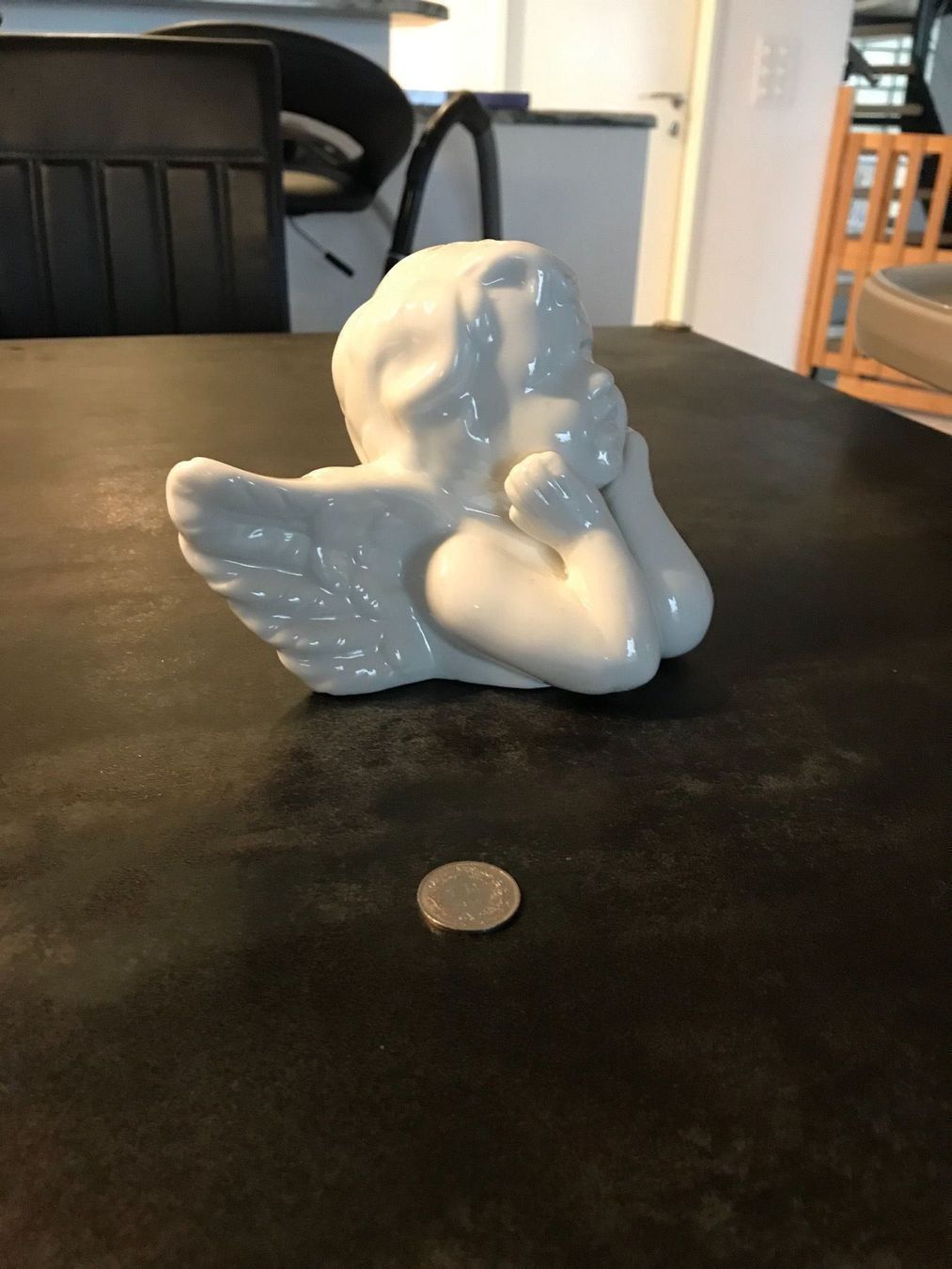 Statuette: Ange en Céramique – Usato da Vallamand venduto da Bricbracbroc82 1