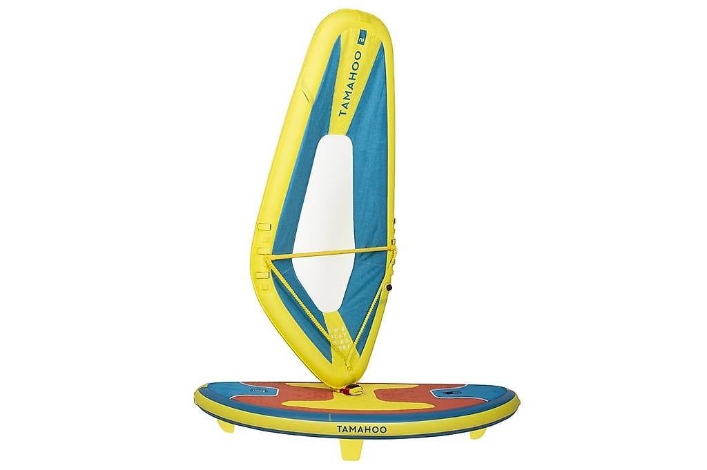 Surfboards & Schwimmbrette: Windsurf gonflable 100 Tamahoo – Gebraucht aus Cheyres von daniel9999
