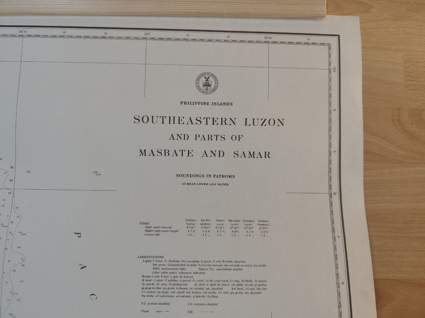 Cartine & Atlanti: Carte Marine de navigation Southeastern Luzon - 1934 – Usato da La Roche FR venduto da seashellfan 1