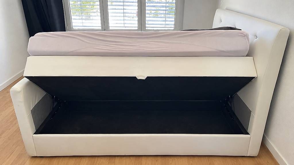 Letti: Weisses Boxspringbett 160 × 200 cm  – Usato da Adliswil venduto da mir_s6m6 4