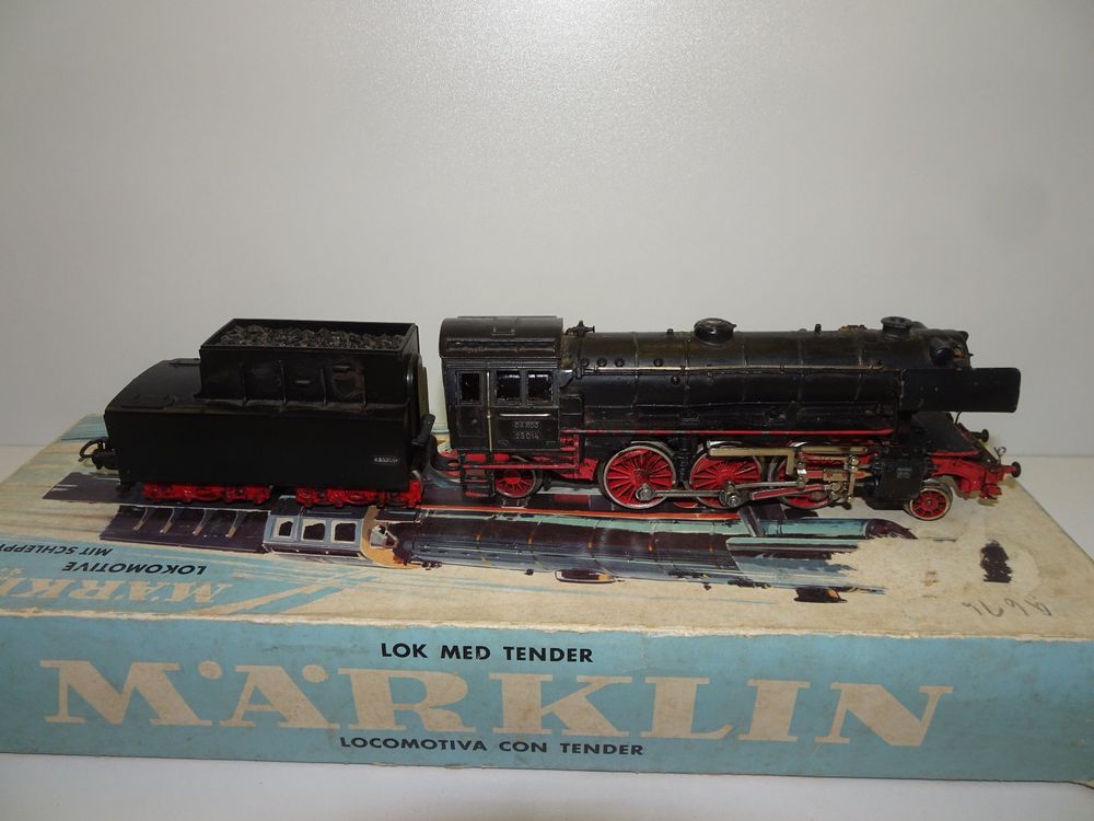 Märklin HO Locomotive Vapeur 131 DB BR 23 N°23014 Époque 2 (1954) CC
