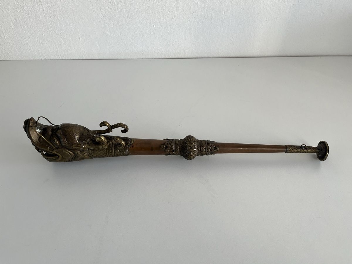 Tutte le decorazioni: Drachenkopf Trompete Tibet / Kupfer,Messing – Usato da Wetzikon ZH venduto da seli03 1