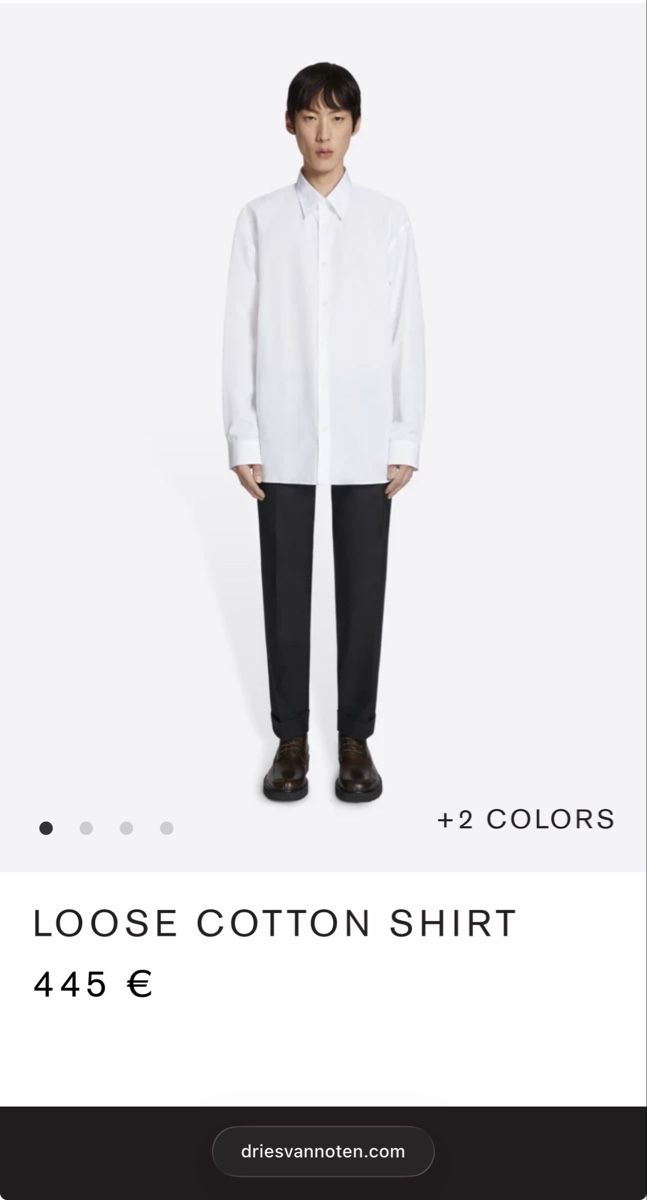 Camicie: Dries Van Noten Hemd Weiss, Grösse M, NEU – Nuovo e nell'imballaggio originale da Zürich venduto da gui_d22n 5